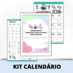 Kit Calendário 2026 - Grátis